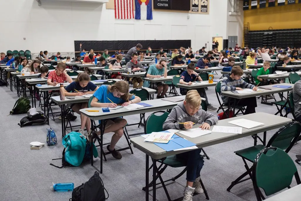 Wide angle shot of Olympiad