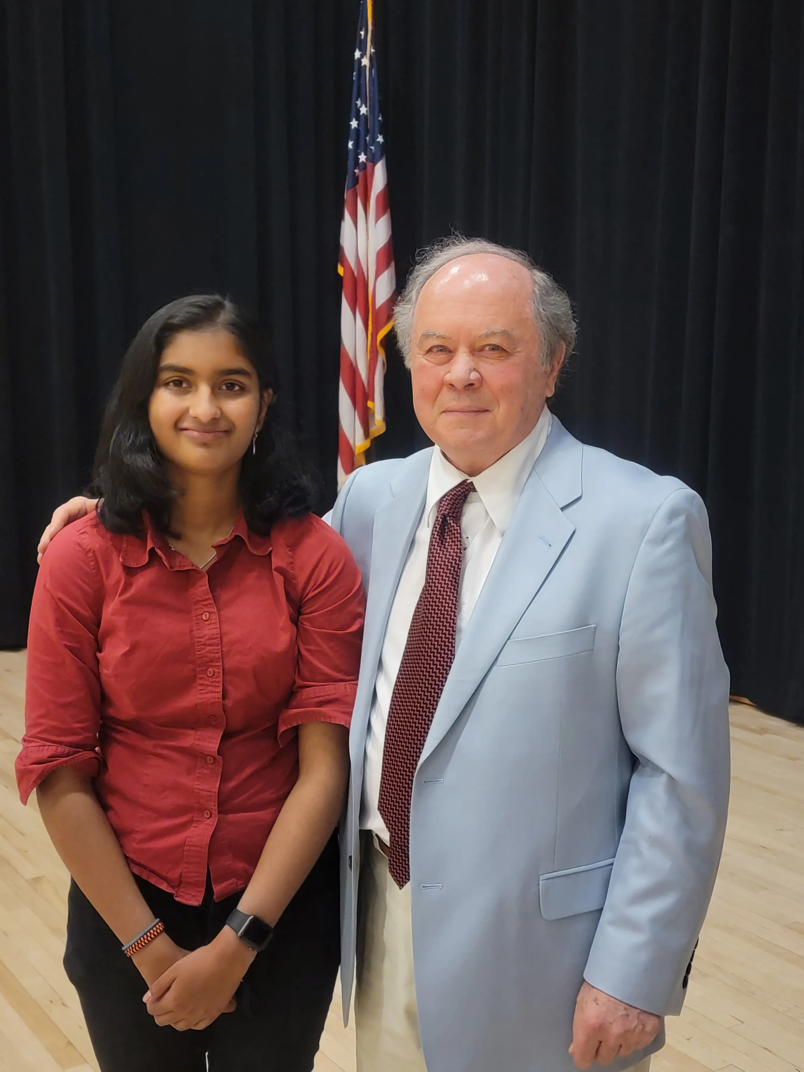 Contestant Posing with Dr. Soifer